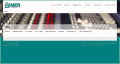 Desktop Screenshot of programas.imer.gob.mx