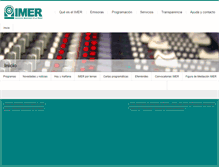 Tablet Screenshot of programas.imer.gob.mx